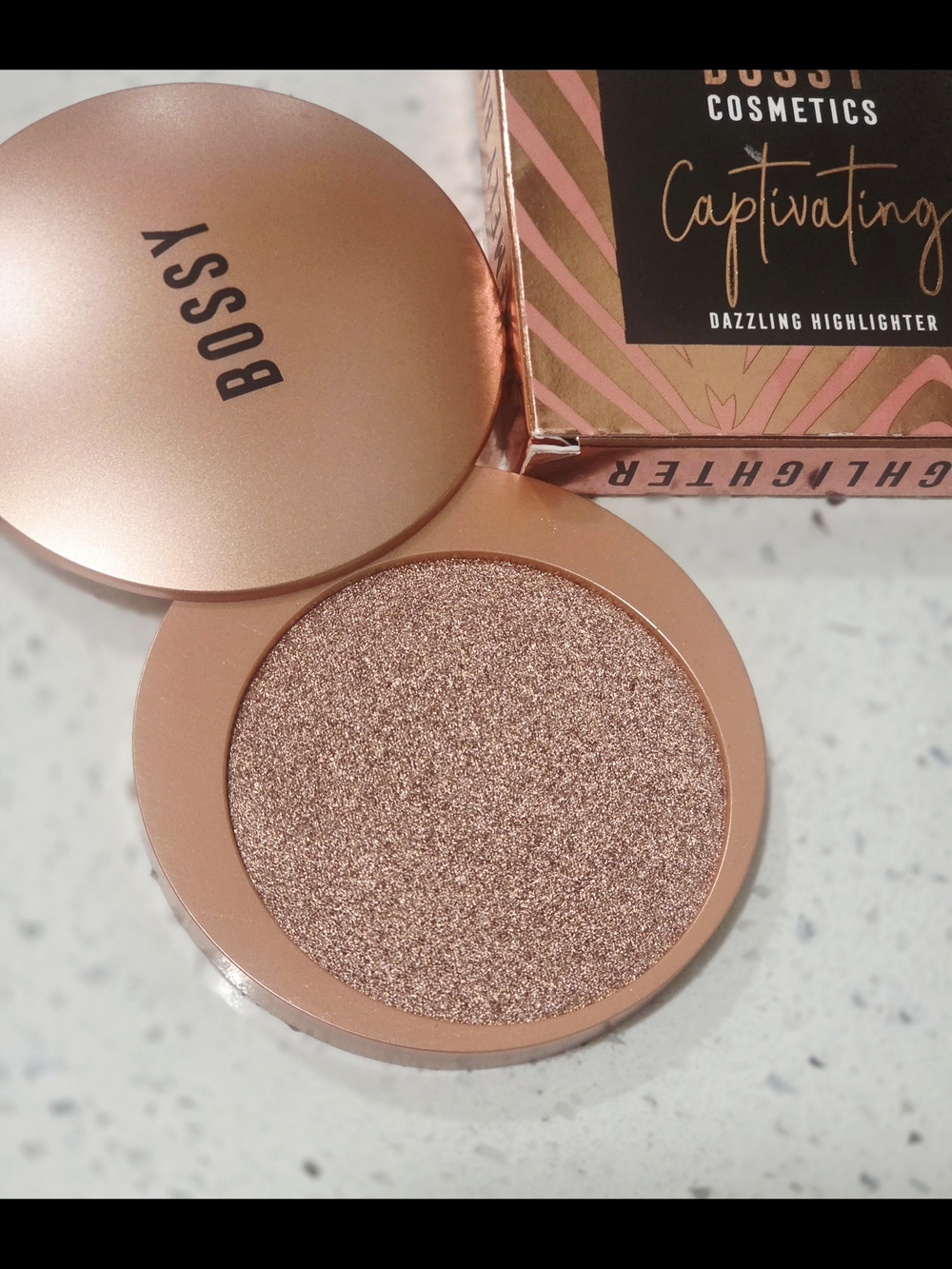 Bossy Cosmetics Captivating Dazzling Highlighter - Rose Gold